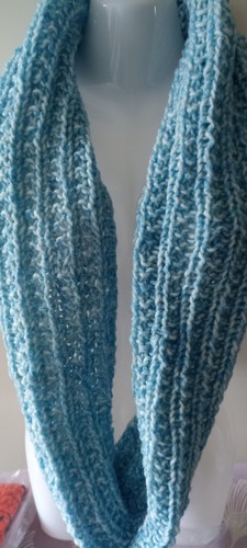 Loopschal gestrickt handarbeit - loopschal,