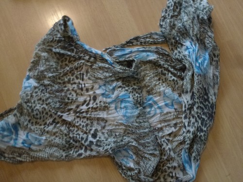 Schaltuch mit leomuster - leomuster, /