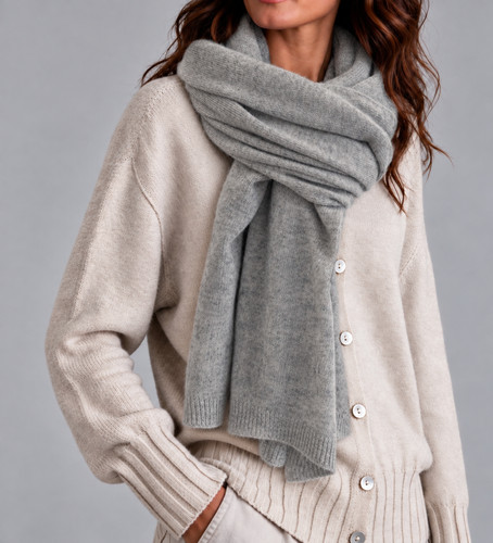 Cashmere blend schal damen - cashmere,