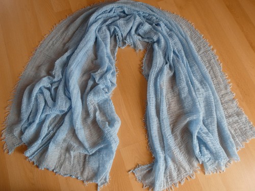 Schal hellblau weich kleine - schal,, hellblau,