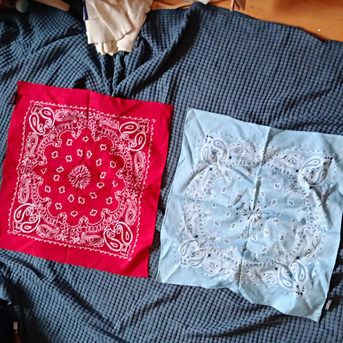 Bandana schal - 2x, bandana-schal